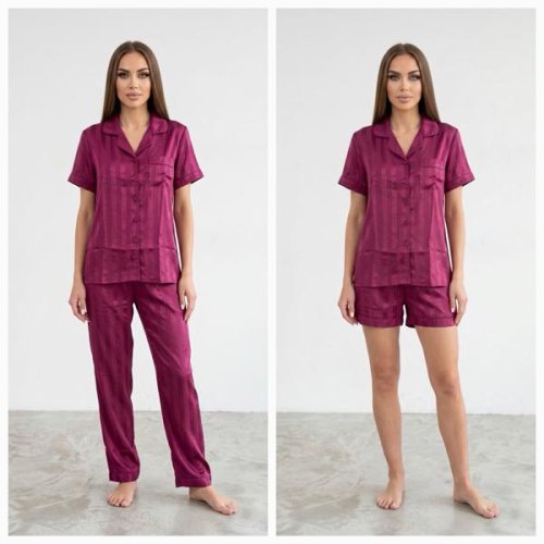 Комплект Trikotag (M-2XL) T787 wine (лето) Trikotag T787 wine