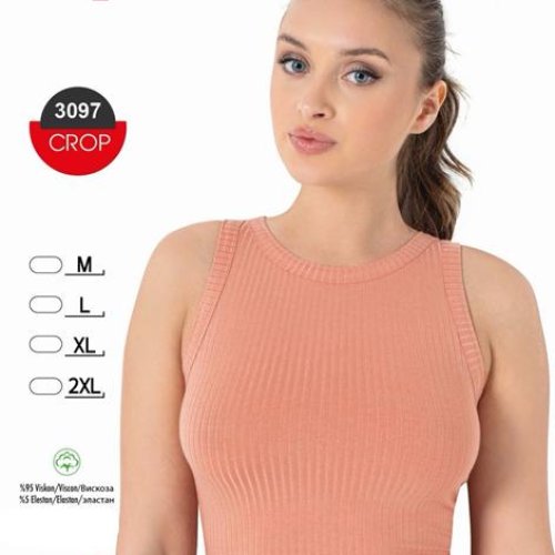 Топ Trikotag (M-2XL) 3097 peach (лето) Trikotag 3097 peach