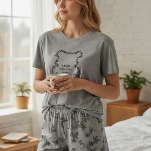 Пижама Trikotag (M-2XL) T779 grey (лето) Trikotag T779 grey