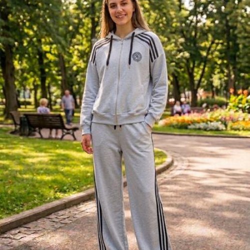 Костюм спорт Newe (S-L) 2406 grey (деми) Newe 2406 grey