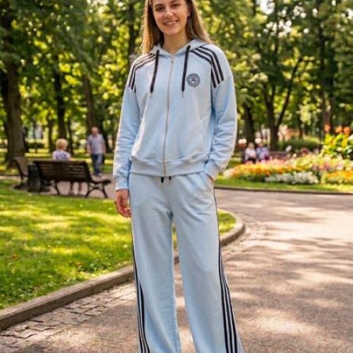 Костюм спорт Newe (S-L) 2406 l.blue (деми) Newe 2406 l.blue