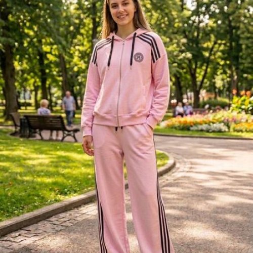Костюм спорт Newe (S-L) 2406 pink (деми) Newe 2406 pink