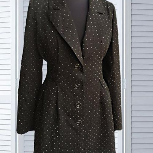 Платье H&S (42-48) 876 black (деми) H&S 876 black