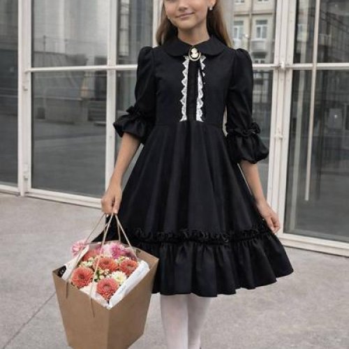 Платье Alisa Brand (128-152) 1335-1523 black (деми) Alisa Brand 1335-1523 black