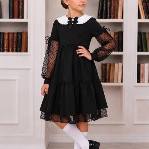 Платье Alisa Brand (128-152) 710-1523 black (деми) Alisa Brand 710-1523 black