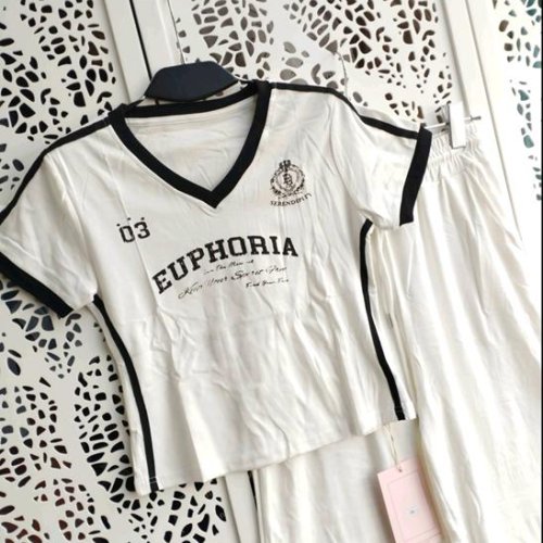 Костюм Lora (M-XL) LR1699 white (лето) Lora LR1699 white