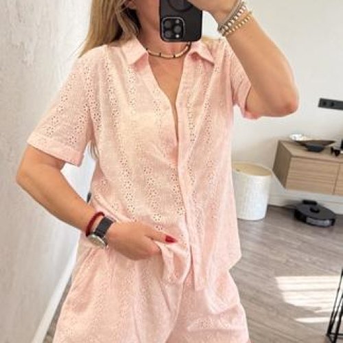 Костюм Lora (M-XL) LR1701 pink (лето) Lora LR1701 pink