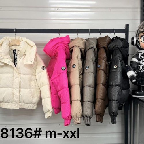 Куртка Oukali (M-2XL) 68136 brown (деми) Oukali 68136 brown