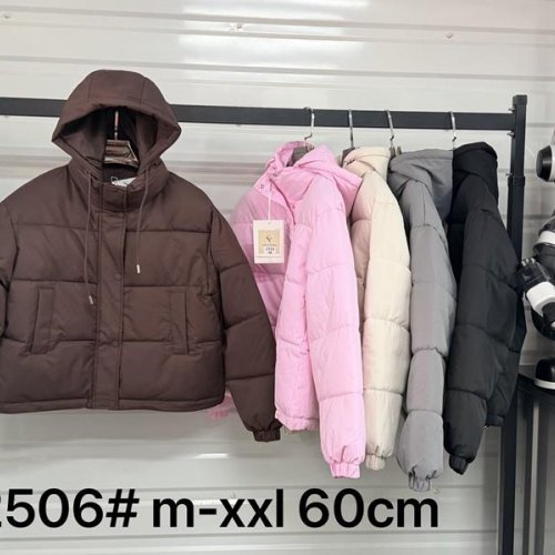 Куртка Oukali (M-2XL) 2506 pink (деми) Oukali 2506 pink