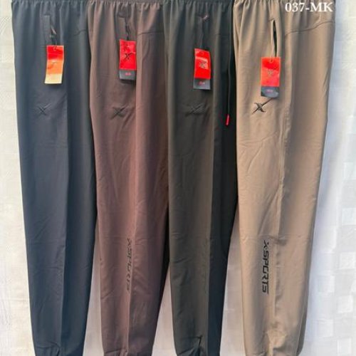 Штаны спорт Shon (48-56) S4049 brown (деми) Shon S4049 brown