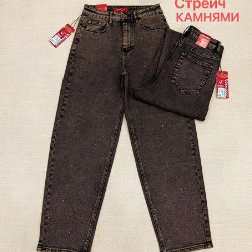 Джинсы Vanver (28-33) B82203 chocolate (деми) Vanver B82203 chocolate