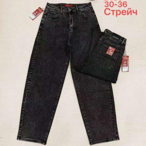 Джинсы Vanver (30-36) D163 d.grey (деми) Vanver D163 d.grey