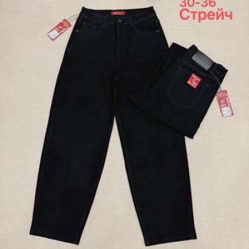 Джинсы Vanver (30-36) D185 black (деми) Vanver D185 black