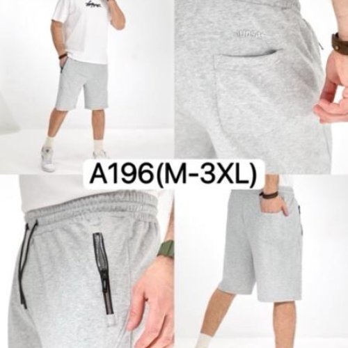 Шорты Ale-Ate (M-3XL) A196 l.grey (лето) Ale-Ate A196 l.grey