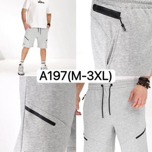 Шорты Ale-Ate (M-3XL) A197 l.grey (лето) Ale-Ate A197 l.grey