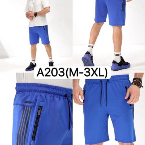 Шорты Ale-Ate (M-3XL) A203 blue (лето) Ale-Ate A203 blue