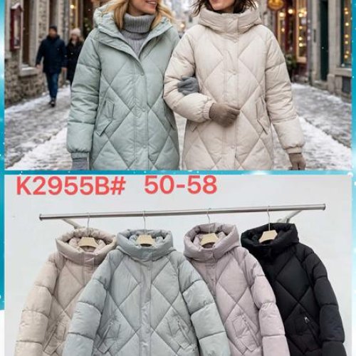 Куртка Dorimodes (50-58) K2955B mint (зима) Dorimodes K2955B mint