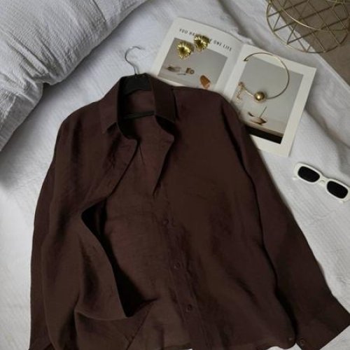 Рубашка Sofi Cor (42-48) 9083 brown (деми) Sofi Cor 9083 brown