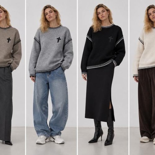 Свитер Saint Wish (M-XL) 9629 mix (зима) Saint Wish 9629 mix
