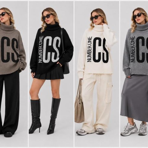 Свитер Saint Wish (M-XL) 9718 mix (зима) Saint Wish 9718 mix