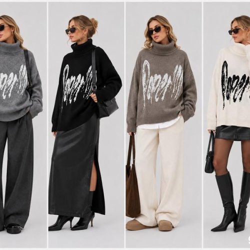 Свитер Saint Wish (M-XL) 9719 mix (зима) Saint Wish 9719 mix