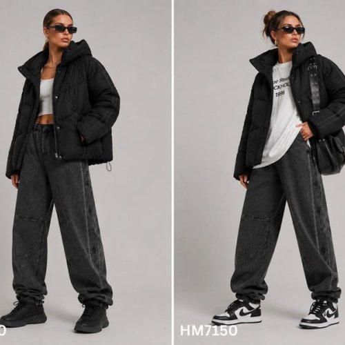 Куртка Saint Wish (S-L) HM7150 black (зима) Saint Wish HM7150 black