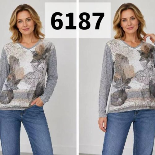 Свитер Gertie (48-56) 6187 grey (деми) Gertie 6187 grey
