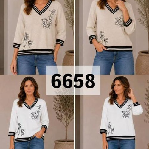 Свитер Gertie (48-54) 6658 white (деми) Gertie 6658 white