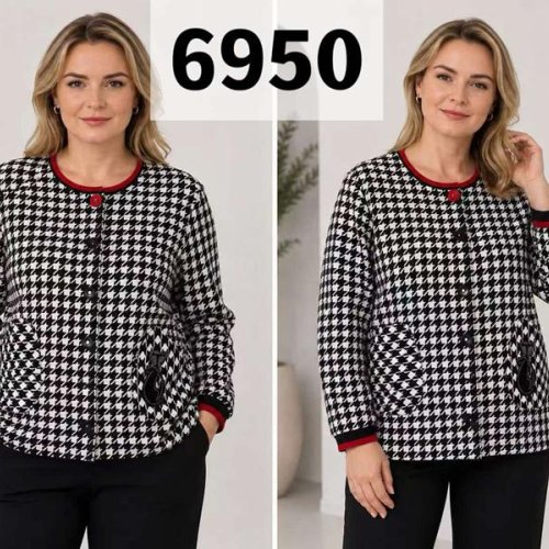 Кофта Gertie (48-56) 6950 black (деми) Gertie 6950 black