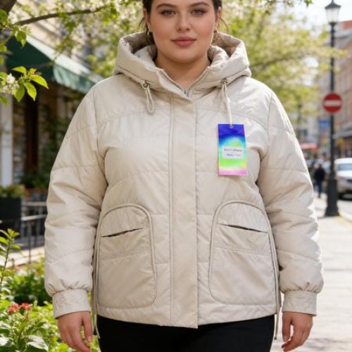 Куртка Jacket (46-54) 5688 beige (деми) Jacket 5688 beige