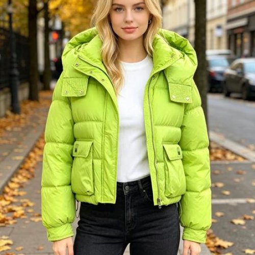 Куртка Jacket (L-2XL) B2605 green (деми) Jacket B2605 green