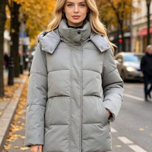 Куртка Jacket (M-2XL) B288 grey (деми) Jacket B288 grey
