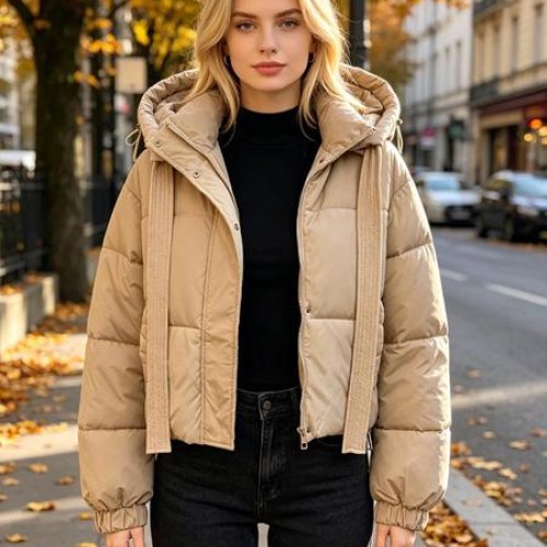 Куртка Jacket (L-2XL) B9209 d.beige (деми) Jacket B9209 d.beige