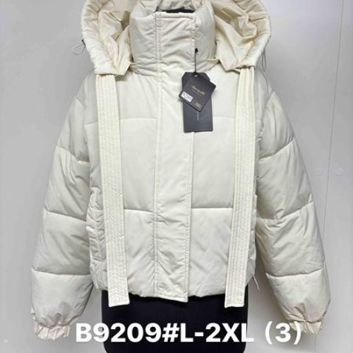 Куртка Jacket (L-2XL) B9209 milk (деми) Jacket B9209 milk