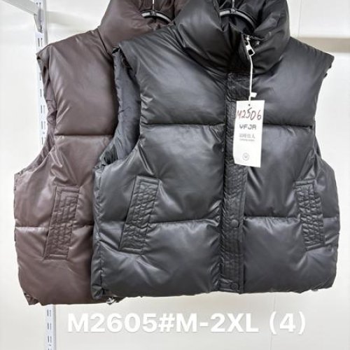 Жилетка Jacket (M-2XL) M2605 black (деми) Jacket M2605 black