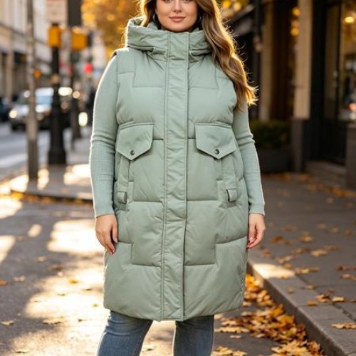 Жилетка Jacket (52-60) M6602 mint (деми) Jacket M6602 mint
