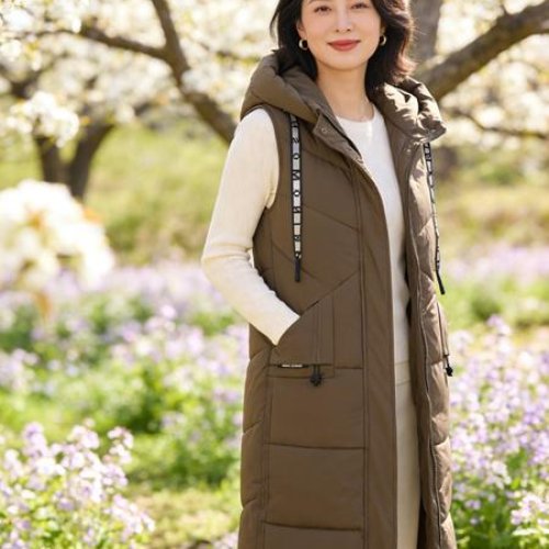 Жилетка Jacket (40-48) M730 brown (деми) Jacket M730 brown