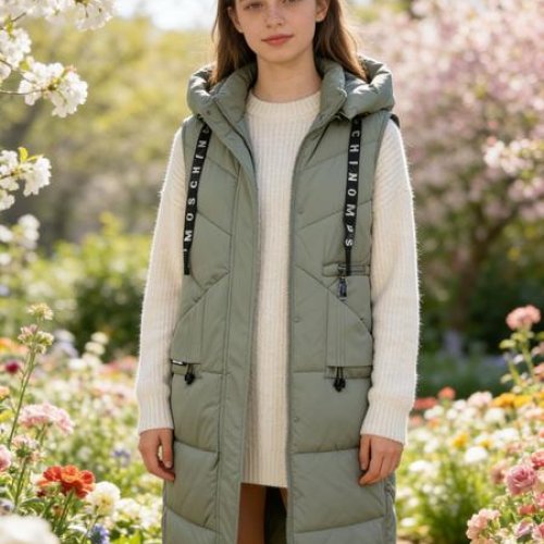 Жилетка Jacket (40-48) M730 green (деми) Jacket M730 green