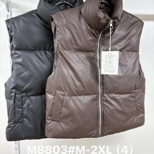 Жилетка Jacket (M-2XL) M8803 black (деми) Jacket M8803 black