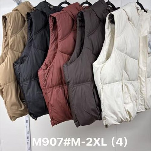 Жилетка Jacket (M-2XL) M907 wine (деми) Jacket M907 wine