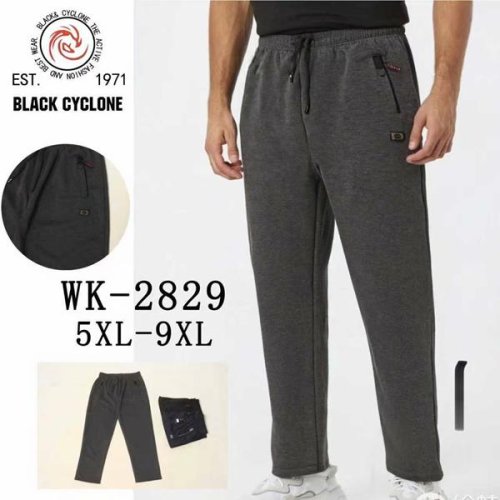Штаны спорт Hoan (5XL-9XL) 2829 navy (деми) Hoan 2829 navy