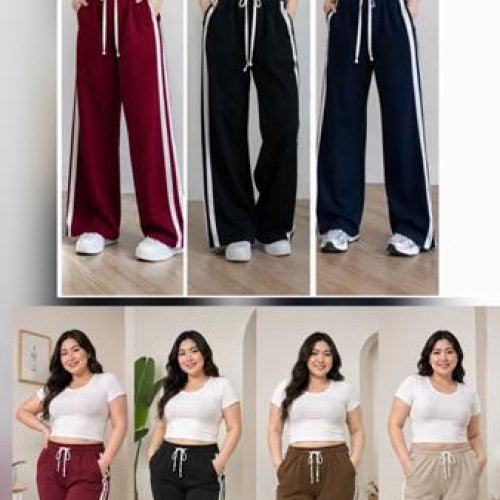Штаны спорт Hoan (4XL-9XL) 7114 mix (деми) Hoan 7114 mix