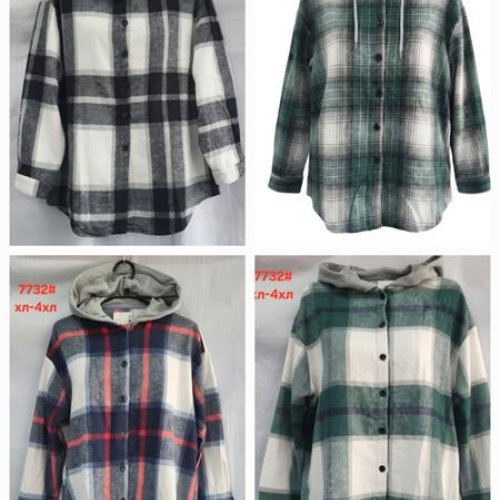 Рубашка Hoan (XL-4XL) 7732-5 mix (деми) Hoan 7732-5 mix
