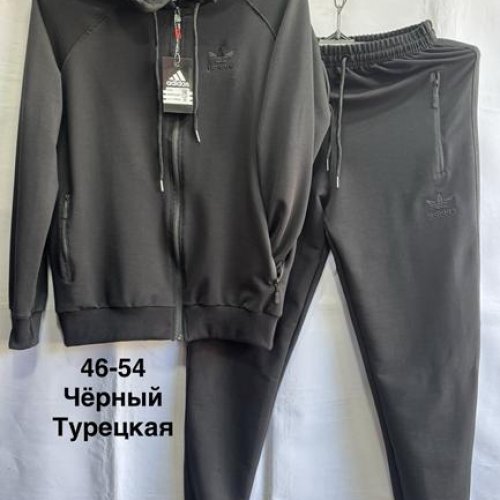 Костюм спорт Minh (46-54) MH1107 black (деми) Minh MH1107 black