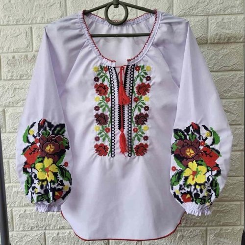 Вышиванка Proschenko (30-38) PR1244 white (деми) Proschenko PR1244 white