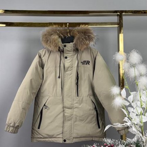 Куртка Delfinka (140-158) 25008 beige (зима) Delfinka 25008 beige