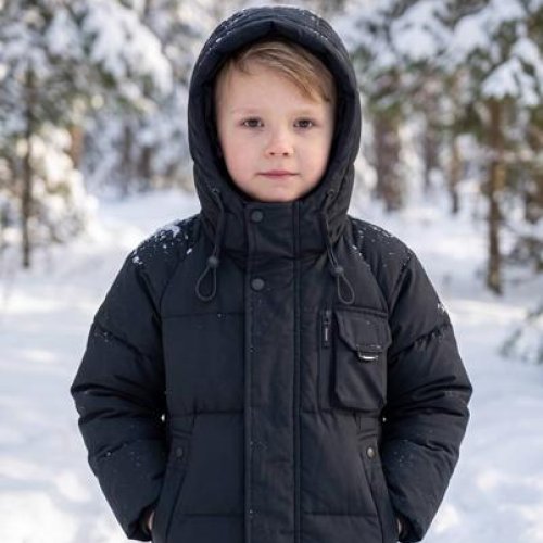 Куртка Delfinka (110-128) 26340 black (зима) Delfinka 26340 black