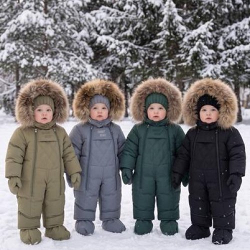Комбинезон Delfinka (62-68) 6002 green (зима) Delfinka 6002 green