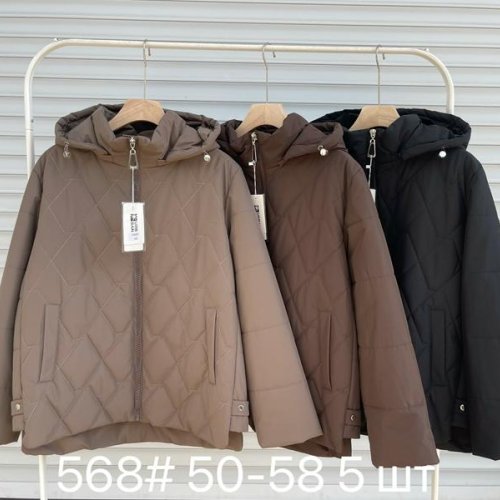 Куртка Yafeier (50-58) 568 brown (деми) Yafeier 568 brown