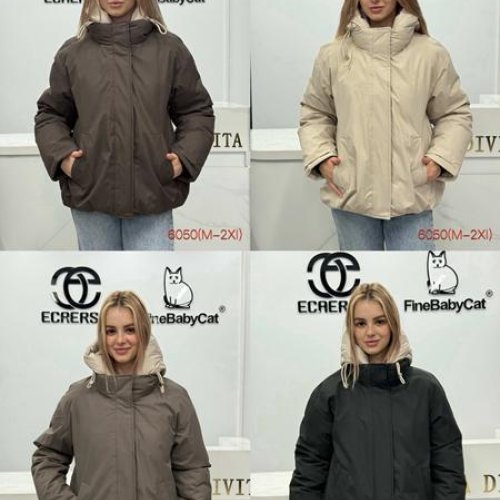 Пуховик Yafeier (M-2XL) 6002 brown (зима) Yafeier 6002 brown